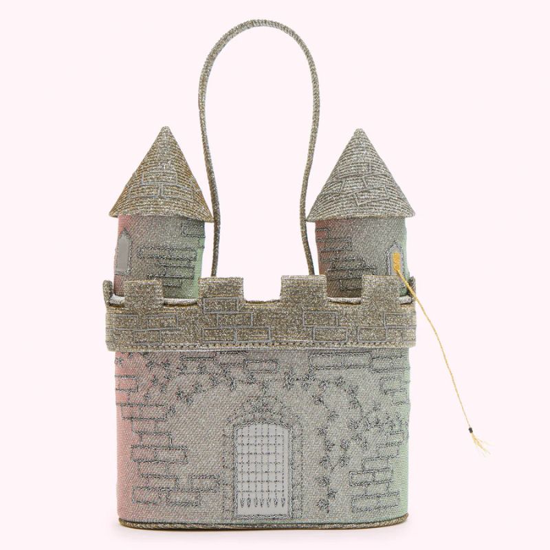 Lulu Guinness , Silver Castle Collectible Clutch