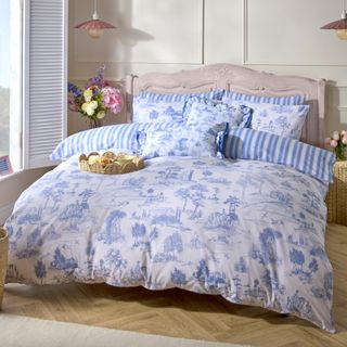 PRIMARK BL Toile DBL, Light Blue £12