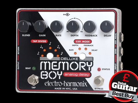 Feature-packed, vintage-voiced delay stompbox