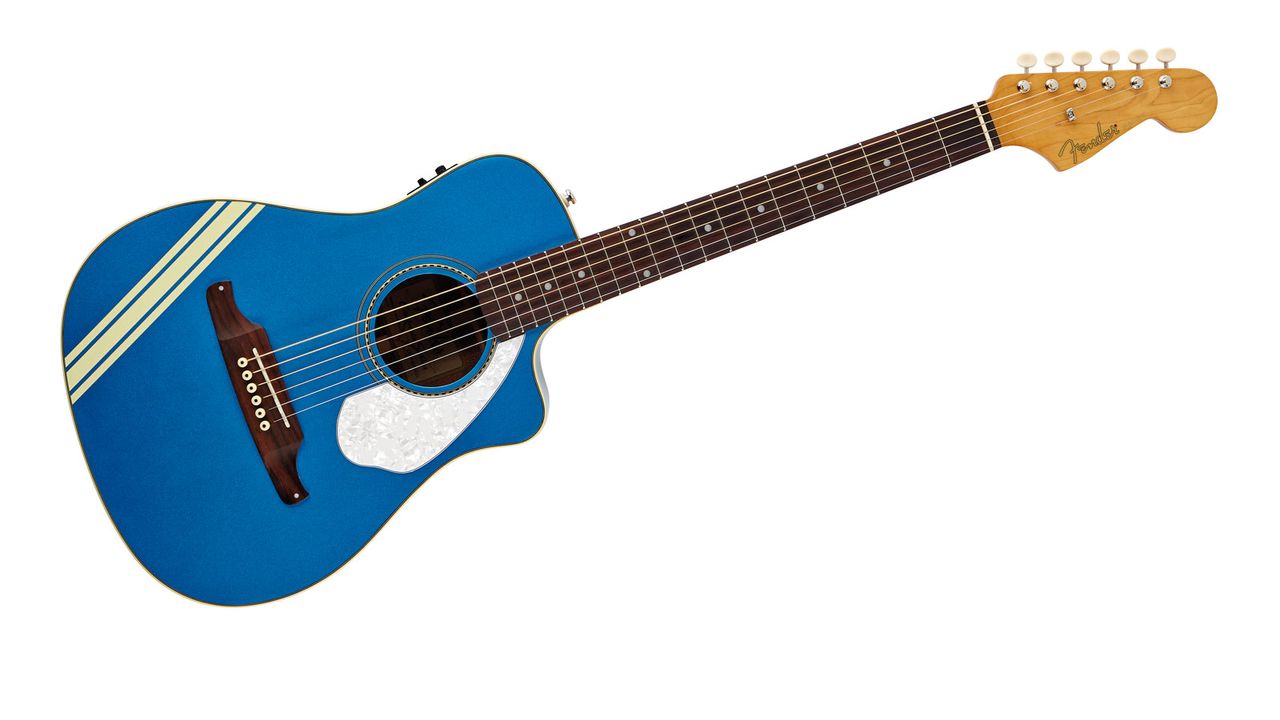 The small body may give the impression that this is a travel guitar, but it's almost an inch longer than a Strat