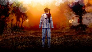 Dreams of Another; game screens of a man in pyjamas in a fantasy world