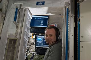 Ron Garan at ISS