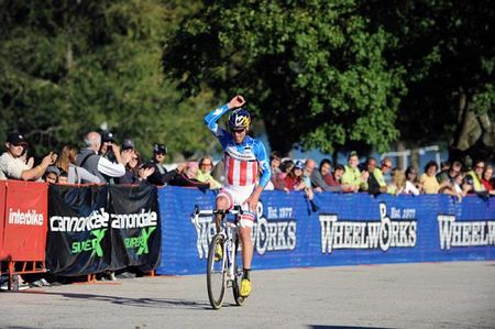 Tim Johnson (Cannondale - Cyclocrossworld.com) won day two in Providence to sweep the weekend's racing.