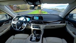 BMW 750i interior