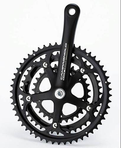 New Race triple crankset uses ISO type bottom bracket.