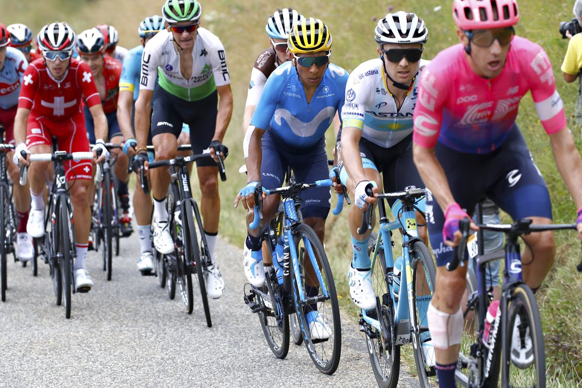 Nairo Quintana (Movistar) was the best-placed GC rider in the break