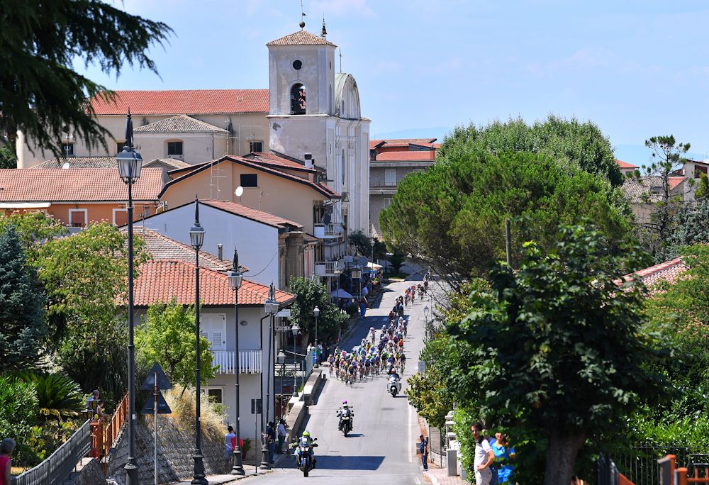 Scenery along the route of stage 7 at the Giro Rosa