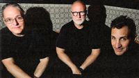 A promo photo of the band Sugar. (from left) Malcolm Travis, Bob Mould and David Barbe, 