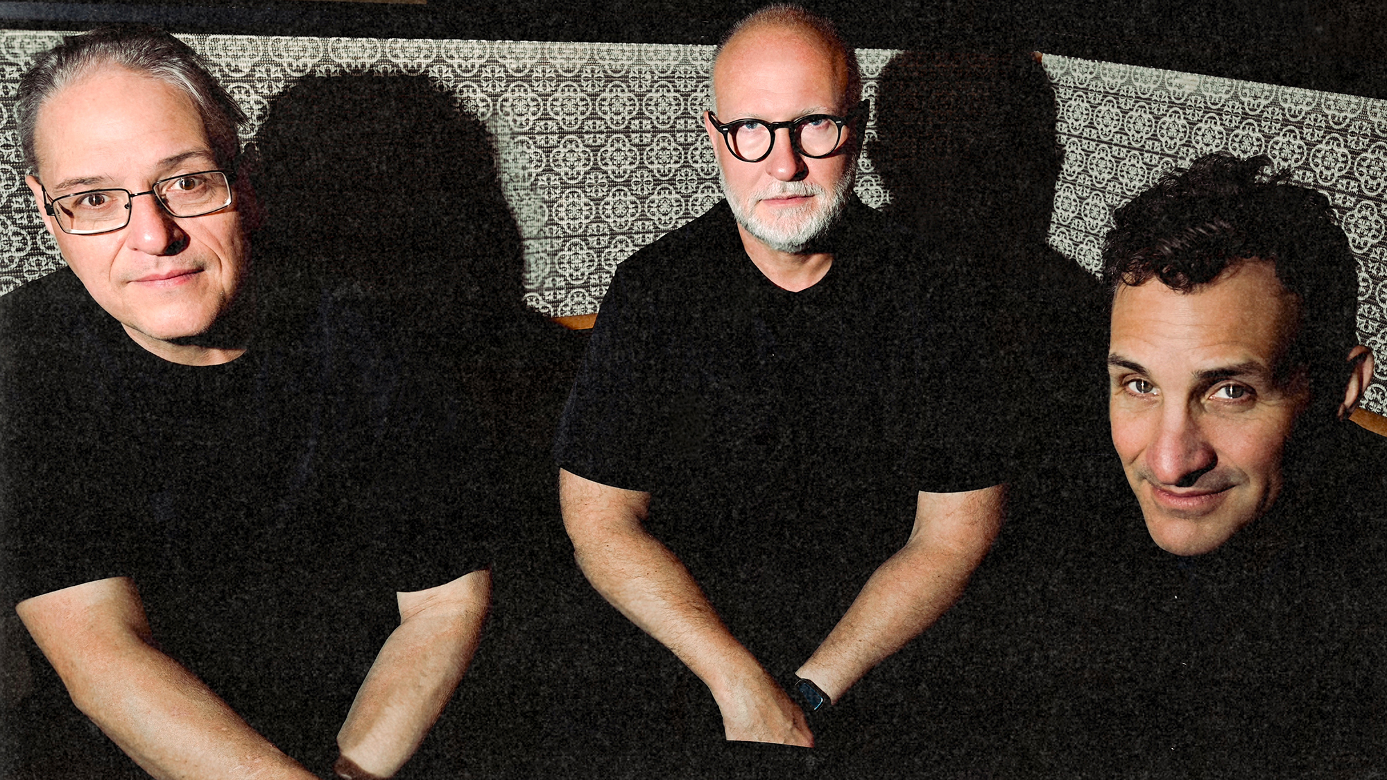 A promo photo of the band Sugar. (from left) Malcolm Travis, Bob Mould and David Barbe, 