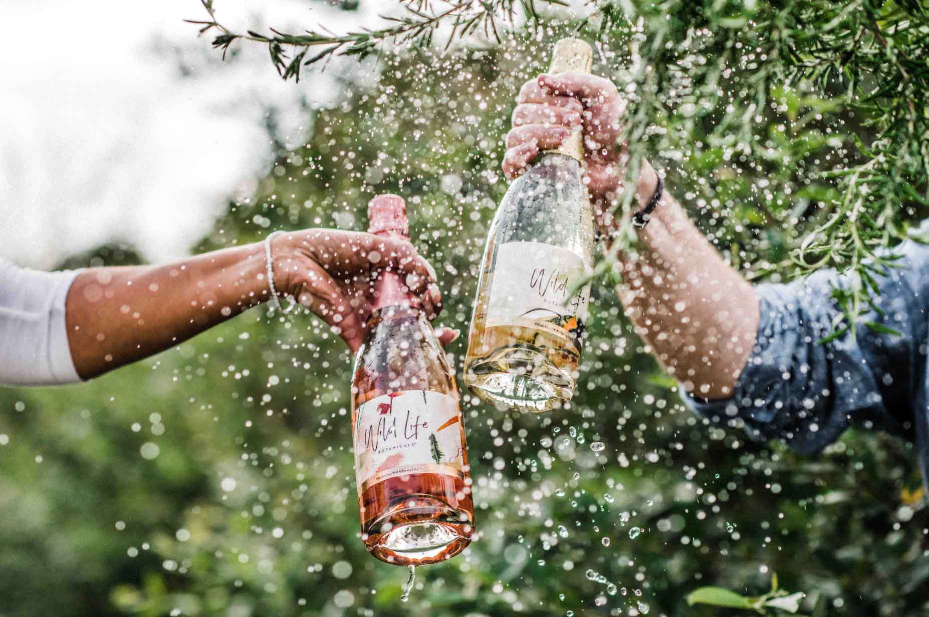 Wild Life Botanicals' sparkling wine is high in vitamins, low in alcohol and calories