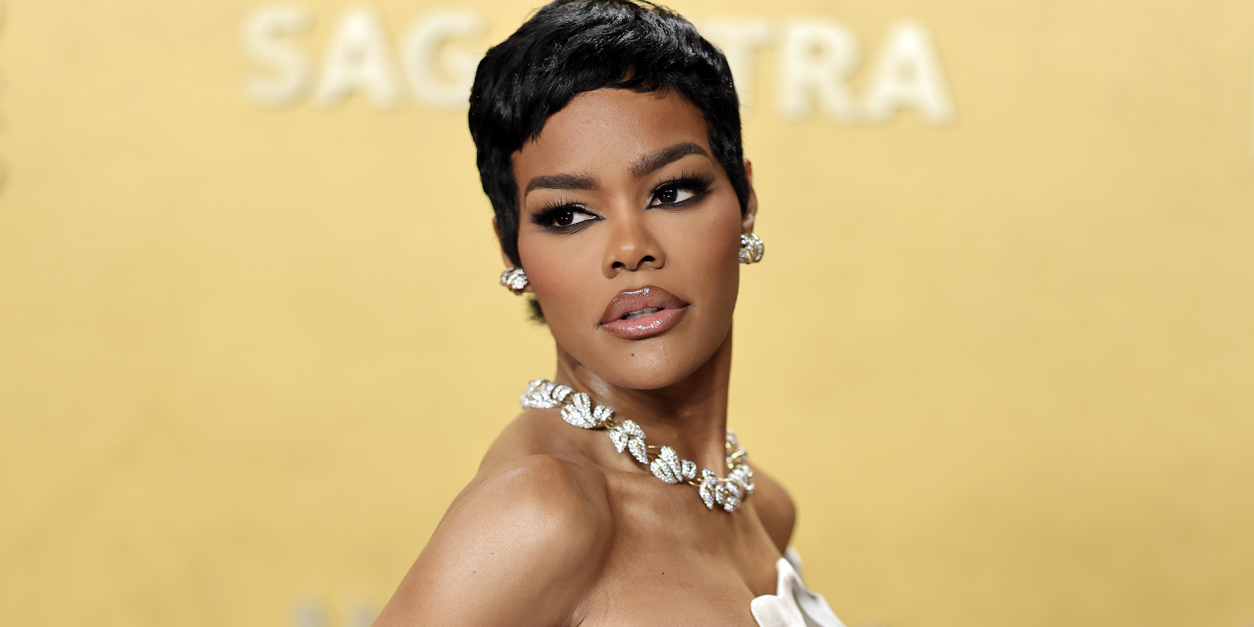 Teyana Taylor attends the 32nd Annual Actor Awards at Shrine Auditorium and Expo Hall on March 01, 2026 in Los Angeles, California.