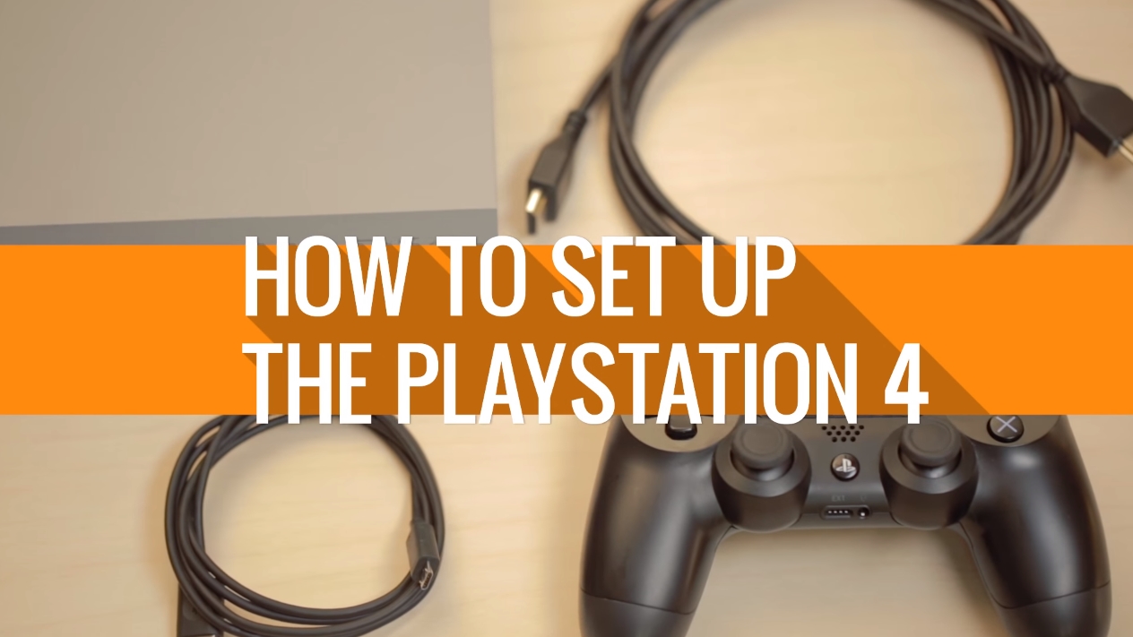 how to set up playstation 4