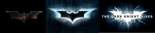 Dark Knight Rises: Batman logos