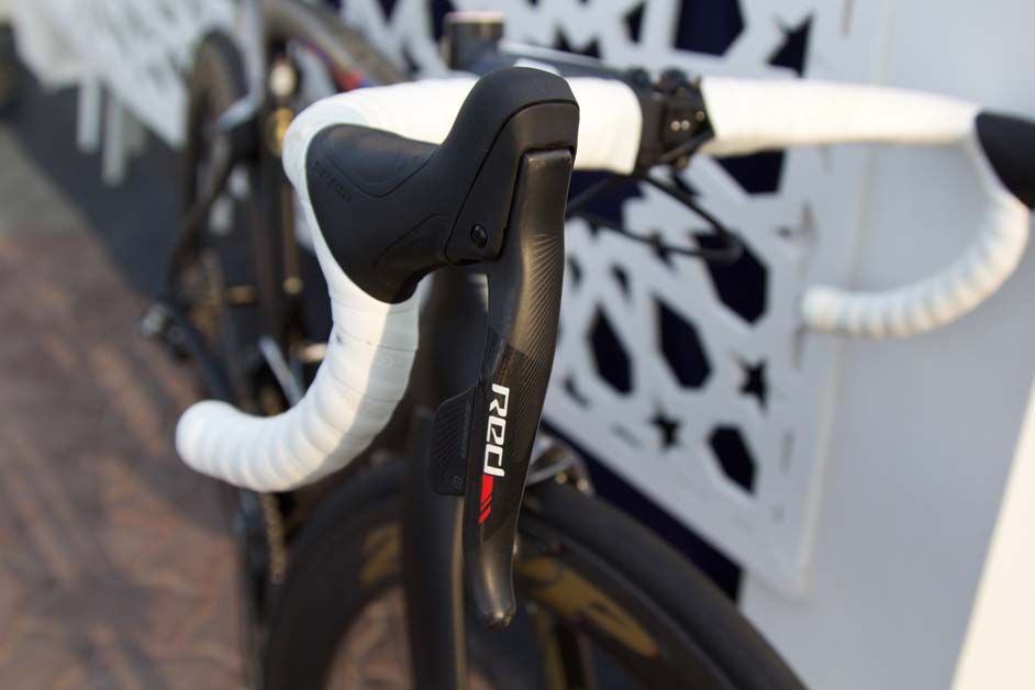 Wiggins is the only rider in the team using the SRAM Red