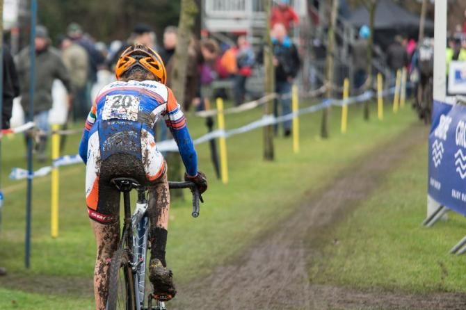 Josey Weik at the Loenhout 'cross race