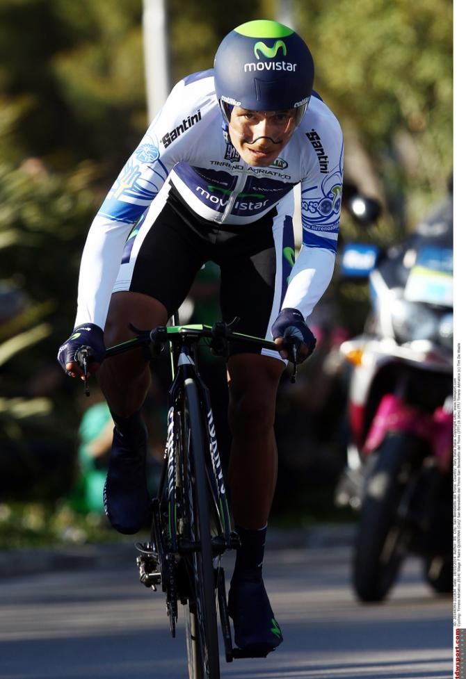 Nairo Quintana (Movistar) ensured the white jersey was his