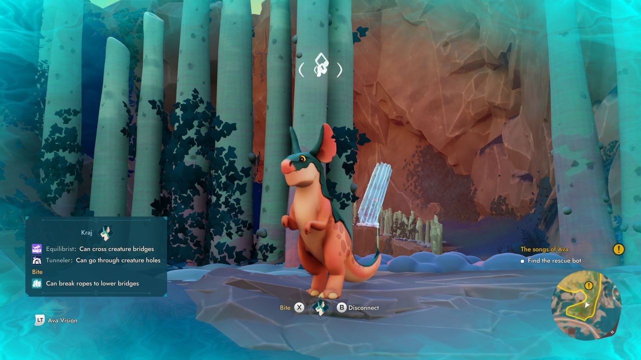 Screenshot of Creatures of Ava running on Xbox Series X.