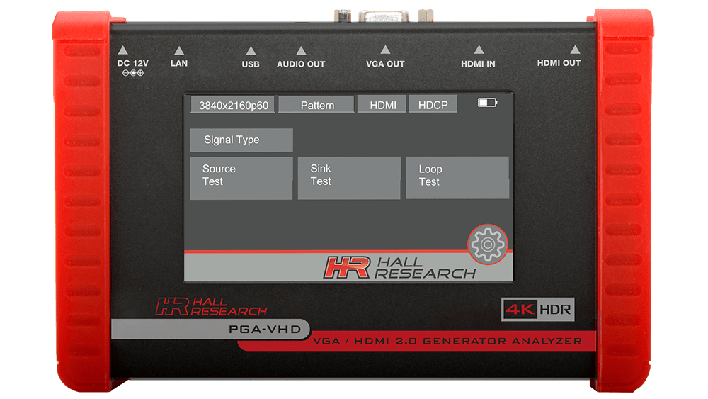 Hall Research Ships 4K Video Test Generator, Analyzer