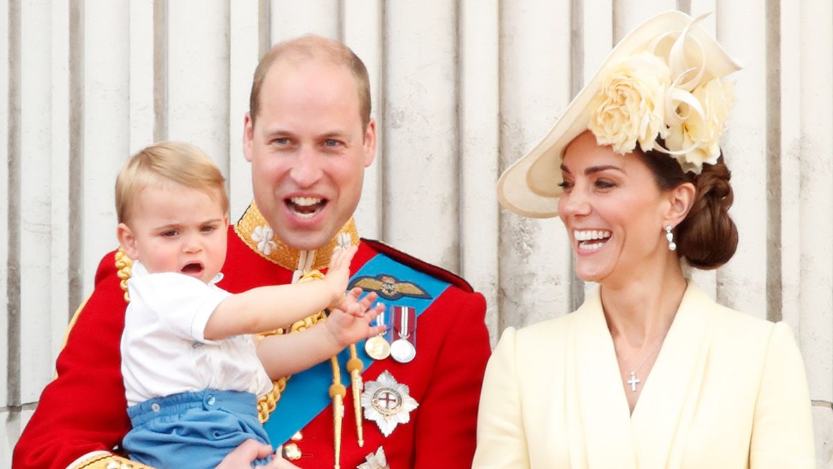 Prince William and Kate Middleton Joke About Prince Louis's
