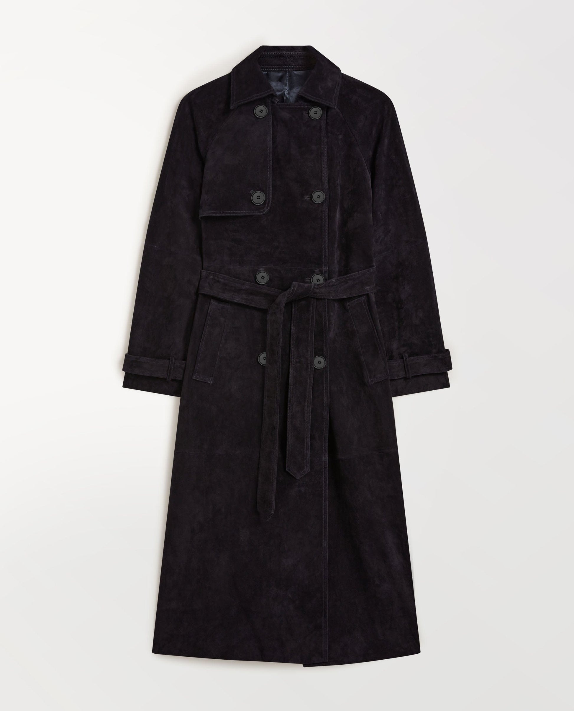 Rise &amp;amp; Fall Suede Trench Coat
