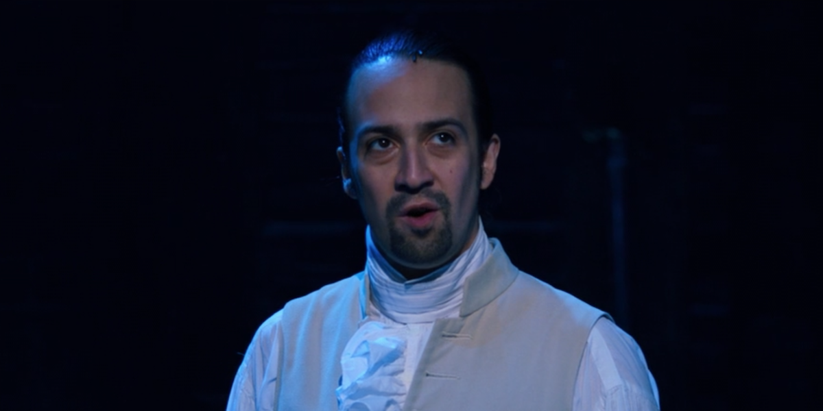 Lin-Manuel Miranda during &quot;Right Hand Mand&quot;