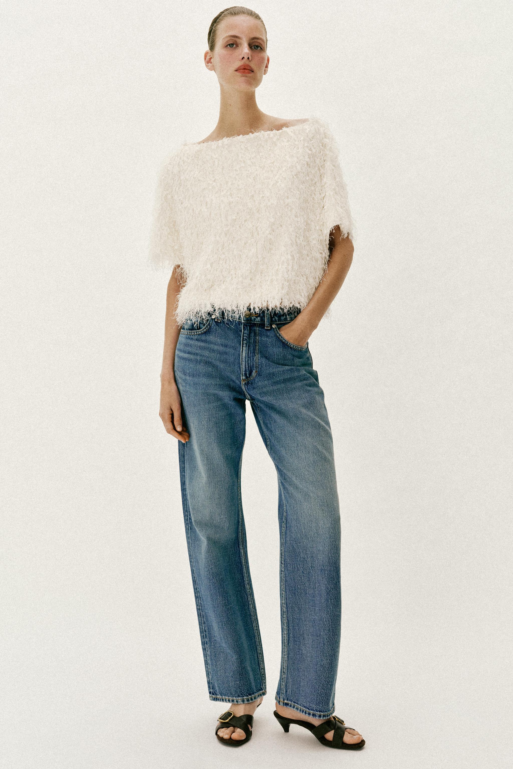 Z1975 High Waist Straight Long Length Jeans