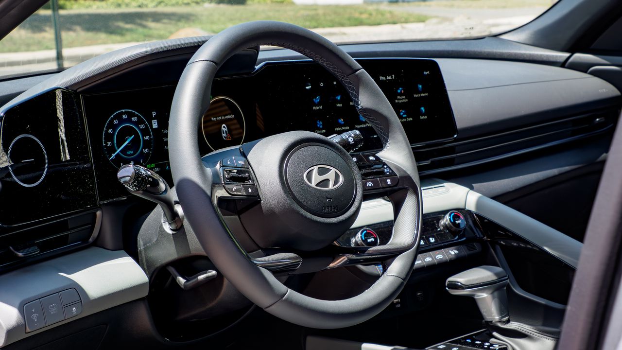 2026 Hyundai Elantra Hybrid review.