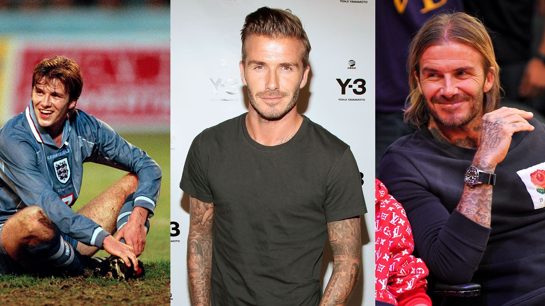 David Beckham Through The Years Pictures Of David Beckham And