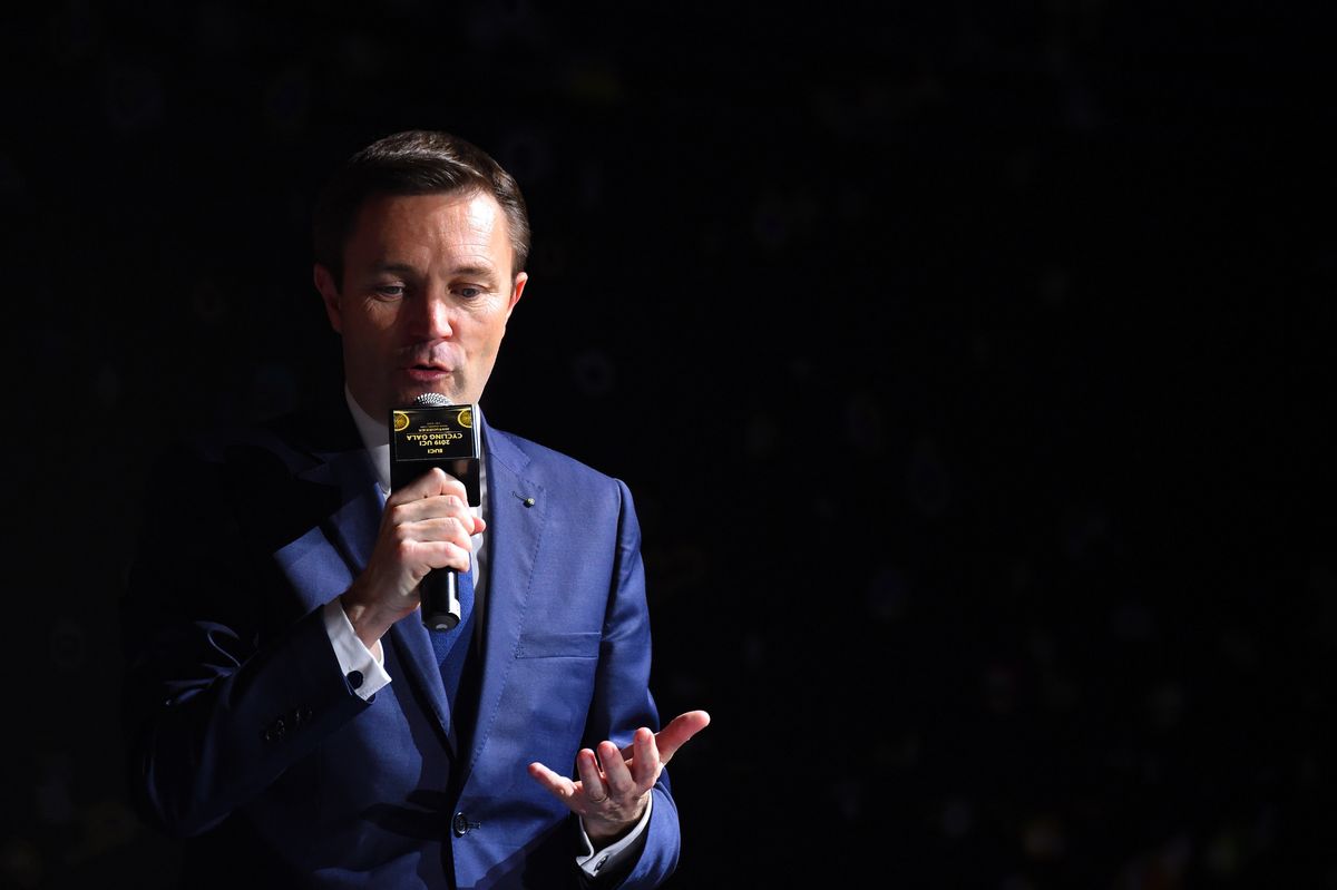 David Lappartient at the UCI Cycling Gala in Guilin