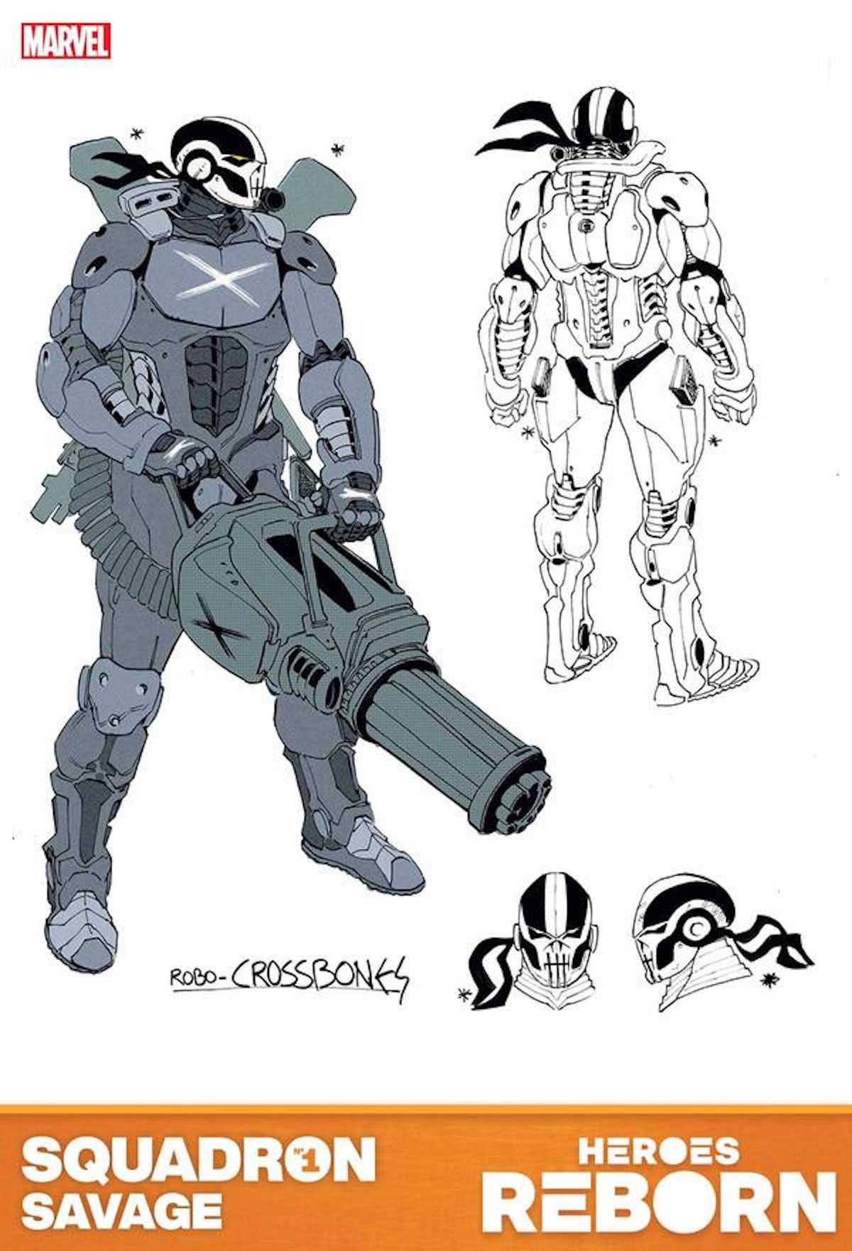Squadron Savage character designs
