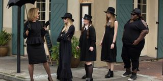 American Horror Story: Coven witches led Jessica Lange Fiona Goode FX