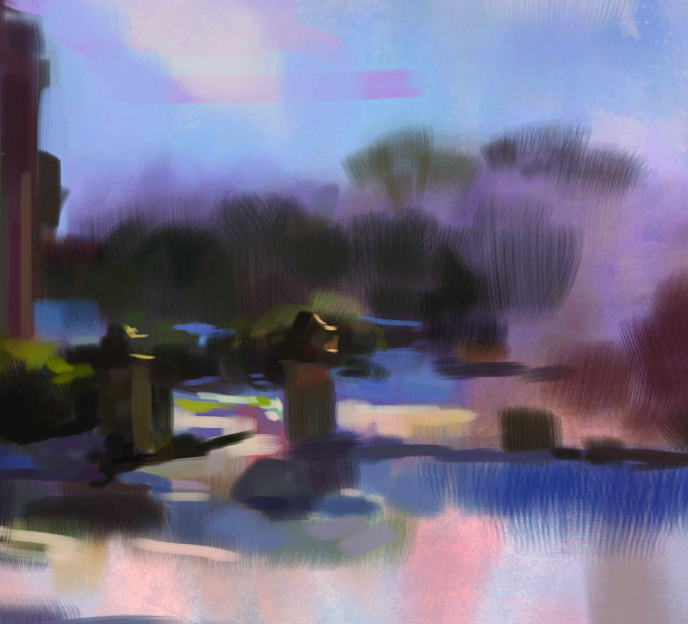 Photoshop plein air painting tutorial