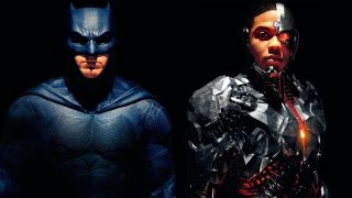 Batman and Cyborg in Justice League posters