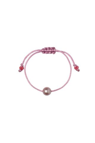 pink pearl bracelet
