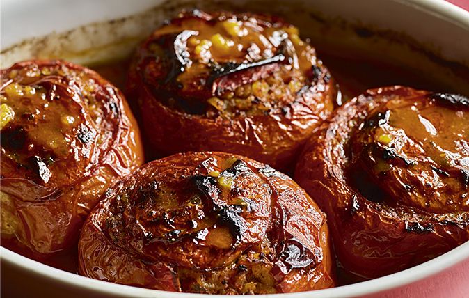 roman stuffed tomatoes