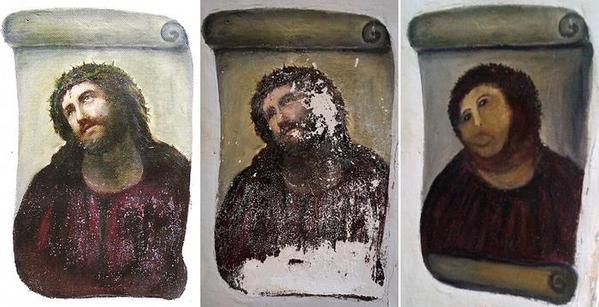 The &amp;quot;Ecce Homo&amp;quot; artwork.