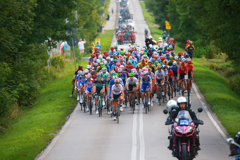 The Tour of Poland peloton