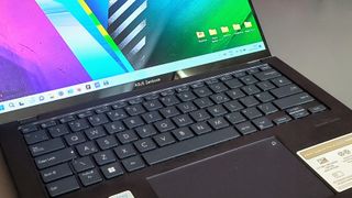 The Asus Zenbook Pro's keyboard