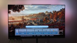 Philips OLED+959 with Battlefield V on screen