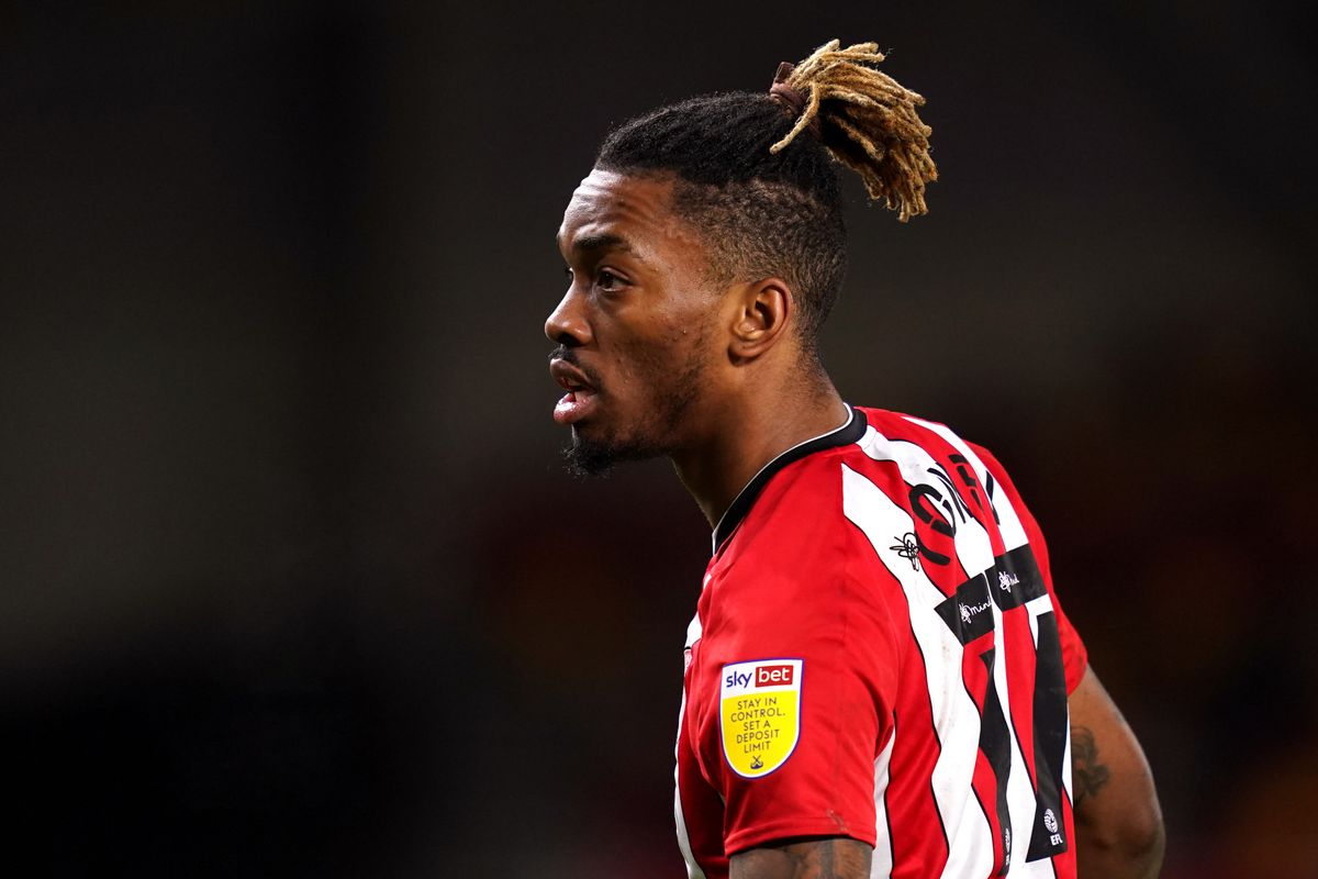 Brentford&#039;s Ivan Toney during the Sky Bet Championship match at Brentford Community Stadium, Brentford. Picture date: Wednesday February 3, 2021.