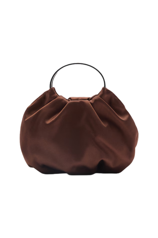 Mango Satin Bag With Metal Ring