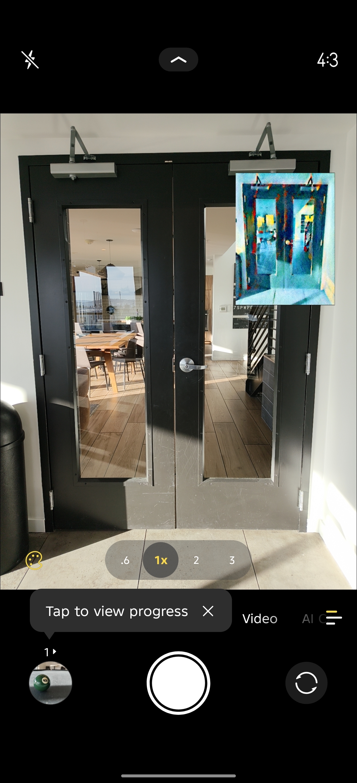 Camon 50 Ultra AI Art Gallery preview in the camera app