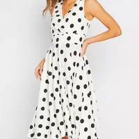 Dotty Jersey Dress, £40 ($52) | Bonprix