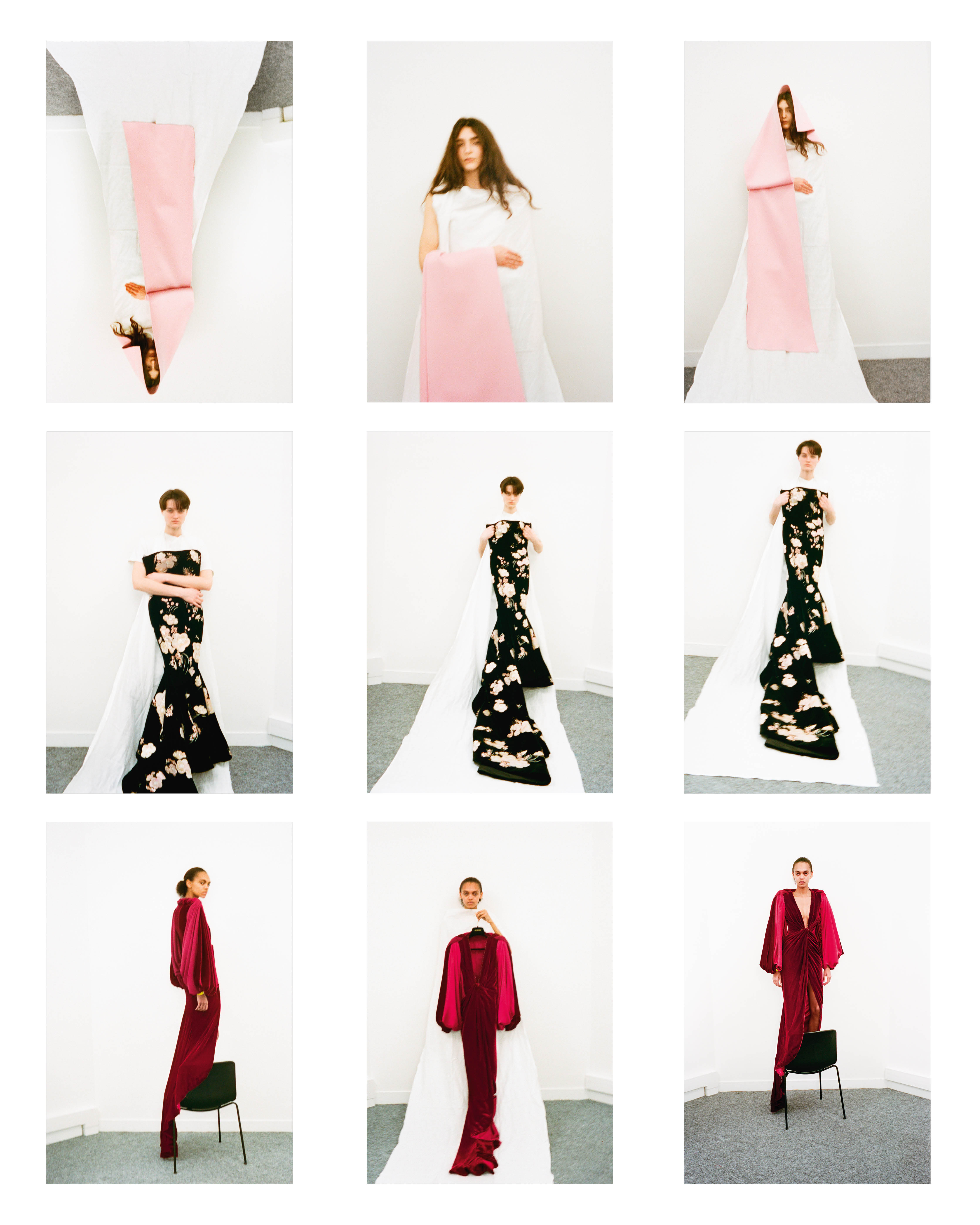 Specula Mundi Valentino book with model photographed by Mark Borthwick