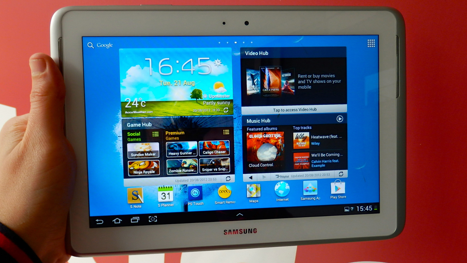 Hands On Gallery Samsung Galaxy Note 10 1 Review Techradar