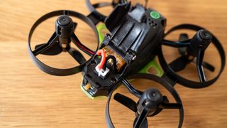 Potensic A20 Mini Drone with the battery compartment open