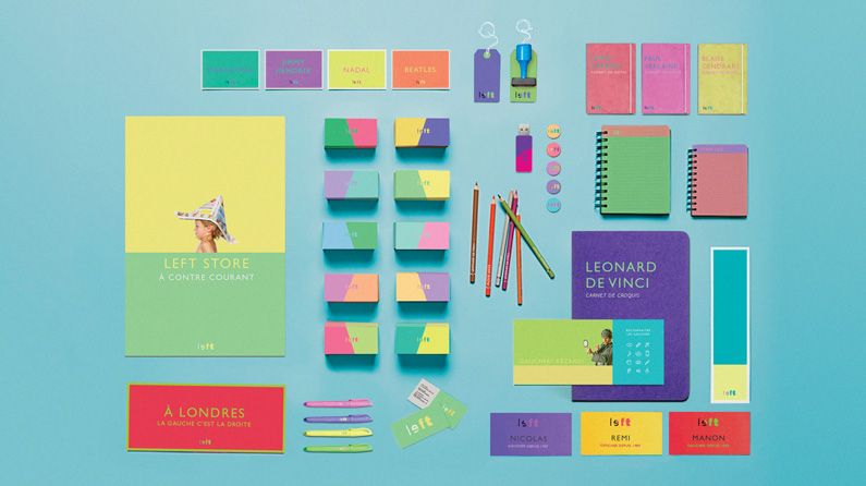 Concept store identity is a little to the left | Creative Bloq