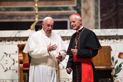 Pope Francis and Cardinal Donald Wuerl