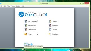 OpenOffice 4.0 launch screenshot
