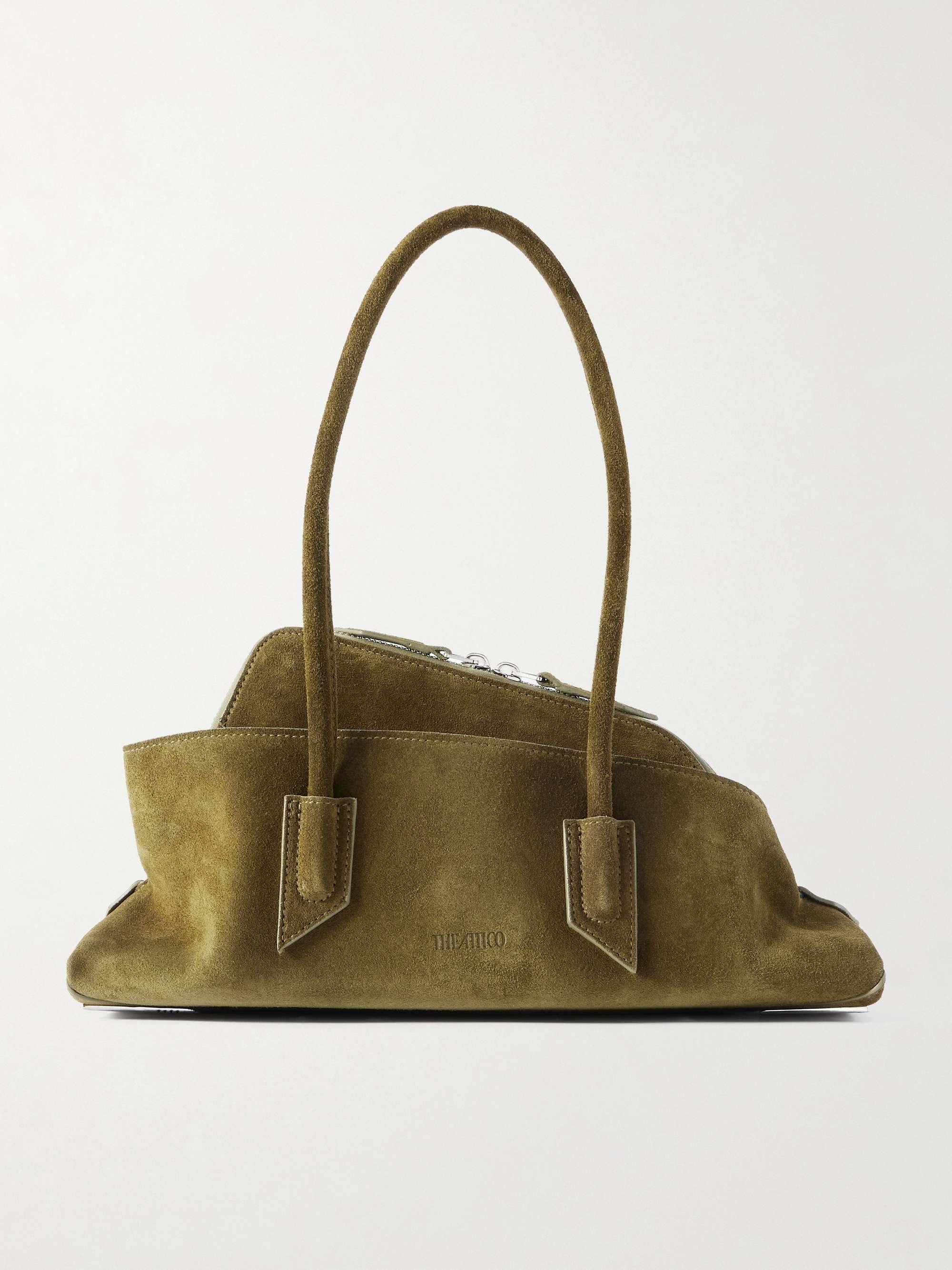 La Passeggiata Small Asymmetric Suede Tote